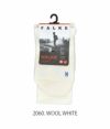 ファルケ (FALKE) WALKIE LIGHT SOCKS ウォーキーライト ソックス 靴下 16486 2060. WOOL WHITE