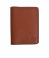 イルビゾンテ (IL BISONTE) 2つ折りレザーパスケース 定期入れ 41161-9 411619 31.あか茶