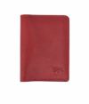 イルビゾンテ (IL BISONTE) 2つ折りレザーパスケース 定期入れ 41161-9 411619 34.レッド
