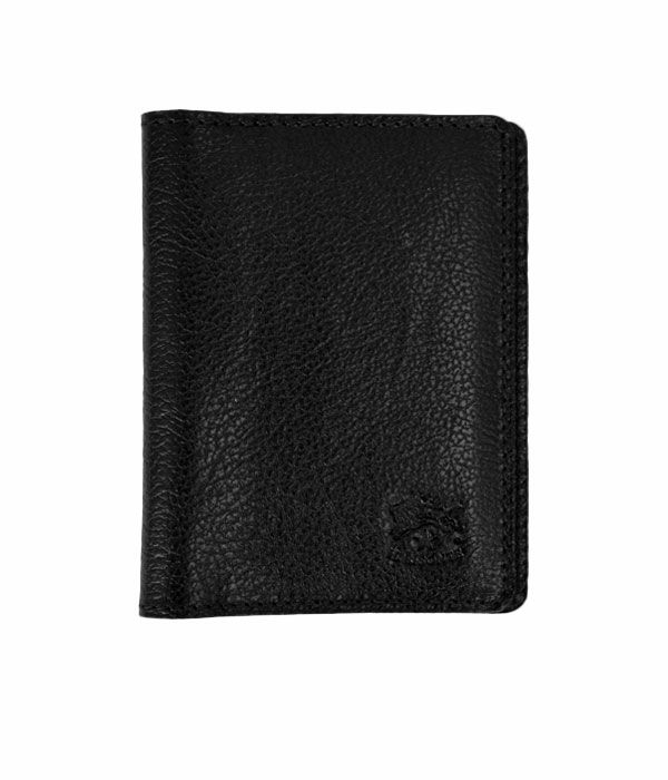 イルビゾンテ (IL BISONTE) 2つ折りレザーパスケース 定期入れ 41161-9 411619 35.ブラック