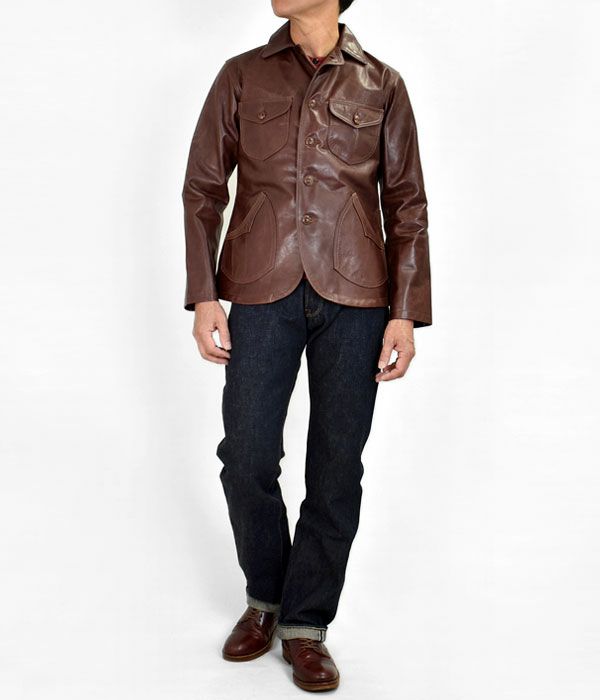 ダリーズ(DALEE'S&Co) TICK.HIDE...10s Sack Jacket ホースハイドレザージャケット コート アウター TICK.HIDE