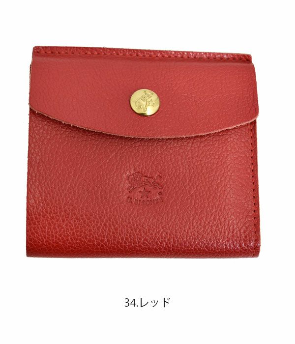 IL BISONTE 牛革三つ折り財布【新品未使用】（未使用 イルビゾンテ 三 