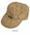 コリンボ (COLIMBO) PRESCOTT WORK CAP, CANVAS PLAIN 帽子 ワークキャップ ZW-0611 CORK BEIGE