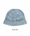 コリンボ (COLIMBO) BALLARD LOCKS FISHERMAN CAP BULKY KNIT CAP 帽子 コットンニット帽 ニットキャップ ZW-0802 BLUE MIX