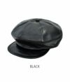 フリーホイーラーズ (FREEWHEELERS) “Cassady” 帽子 レザーキャスケット 2137007 BLACK
