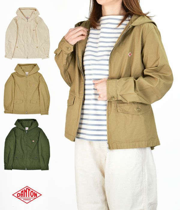 セール ダントン Danton Women S Tdu Zip Hoodie フード付きコットンジップジャケット アウター Dt A0109tdu トップジミー