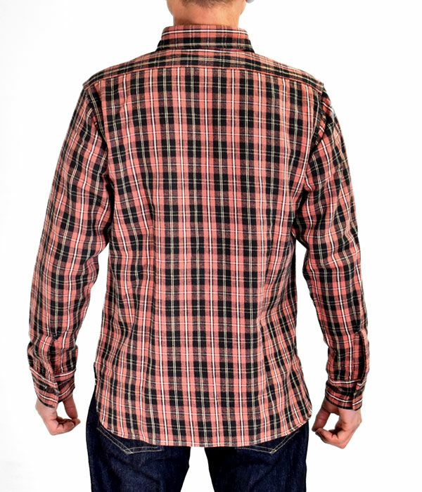 ウエアハウス (WAREHOUSE) FLANNEL SHIRTS WITH CHINSTRAP ONE WASH