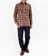 ウエアハウス (WAREHOUSE) FLANNEL SHIRTS WITH CHINSTRAP ONE WASH 長袖チェックシャツ 3022