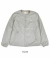 ダントン (DANTON) MEN'S SBT INSULATION JACKET プリマロフト クルーネック カーディガン DT-A0129SBT　 TAUPE