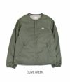 ダントン (DANTON) MEN'S SBT INSULATION JACKET プリマロフト クルーネック カーディガン DT-A0129SBT　 OLIVE GREEN