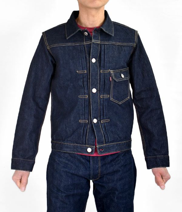 デラックスウエア (DELUXEWARE) FIRST MODEL JACKET ワンウォッシュ デニムジャケット ジージャン ファーストモデル DX4015