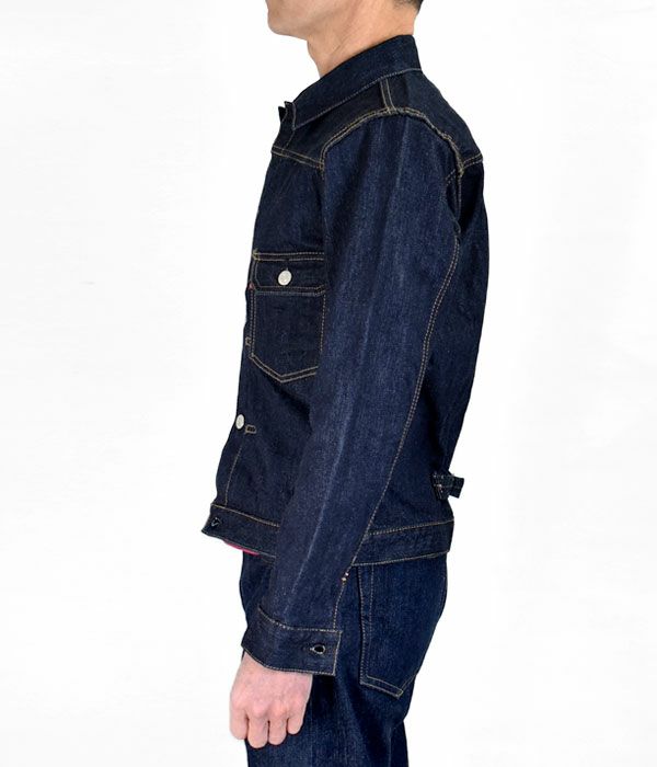 デラックスウエア (DELUXEWARE) FIRST MODEL JACKET ワンウォッシュ デニムジャケット ジージャン ファーストモデル DX4015