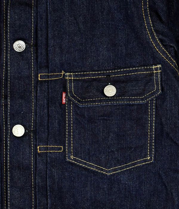 デラックスウエア (DELUXEWARE) FIRST MODEL JACKET ワンウォッシュ デニムジャケット ジージャン ファーストモデル DX4015