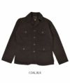 ダリーズ (DALEE'S&Co) TICK.SR チックジャケット... 10s Sack Jacket スプリングジャケット コットンジャケット TICK.SR  COAL.BLK