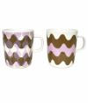 マリメッコ (marimekko) Lokki Pergola マグカップセット 250ml 食器 2個セット ギフトボックス 52229-4-71690 52229471690