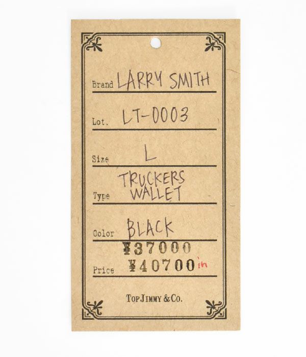 ラリースミス (LARRY SMITH) TRUCKERS WALLET, LARGE トラッカーズ ウォレット L 長財布 LT-0003