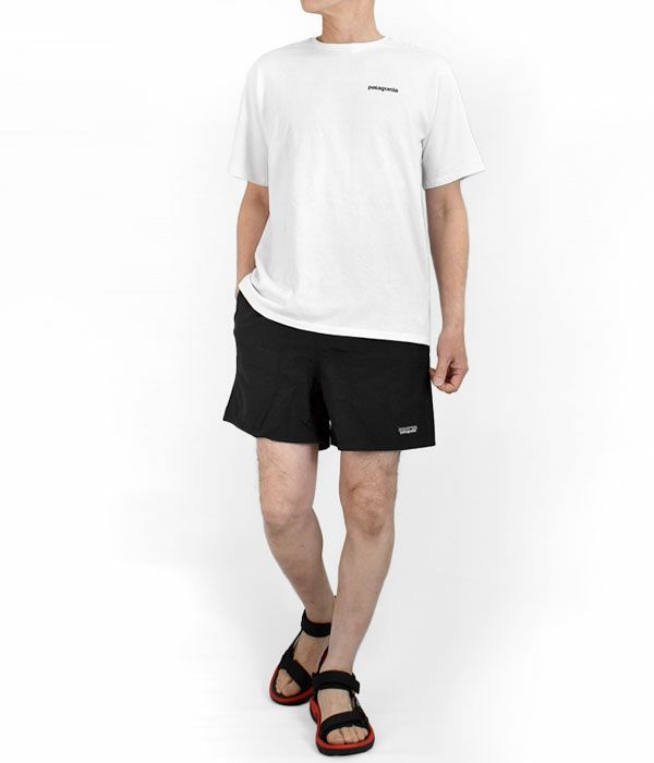 パタゴニア (PATAGONIA) メンズ バギーズ ロング 7インチ Men's Baggies Longs-7 ショートパンツ メッシュのライナー付 股下18cm 耐久性撥水加工 58035