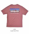 パタゴニア (PATAGONIA) M's P-6 MISSION ORGANIC T-SHIRT 半袖プリントTシャツ 37529  LSPK(Light Star Pink)