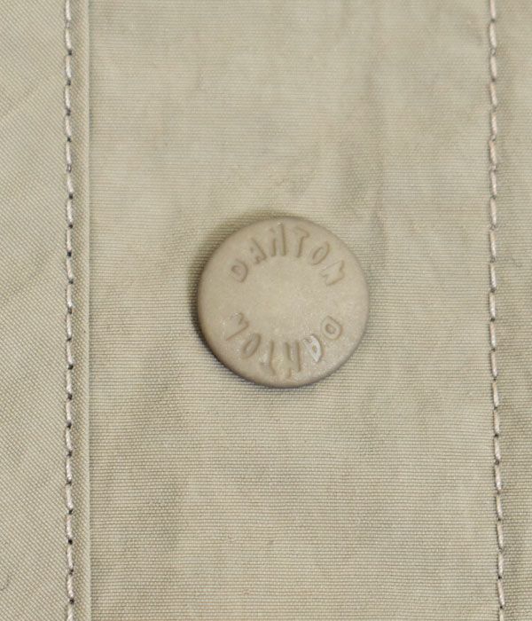 ダントン (DANTON) STN ROUND NECK SHIRT 長袖ラウンドネックシャツ　ナイロンシャツ ジャケット DT-B0033STN