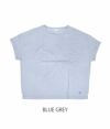 オーチバル/オーシバル (ORCIVAL) WIDE BOAT NECK P.O SHORT SLEEVE 半袖Tシャツ ワイドボートネックT RC-9255 BLUE GREY