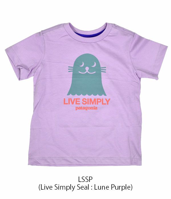 パタゴニア (PATAGONIA) ベビー リジェネラティブ オーガニック サーティファイド コットン リブ シンプリーTシャツ Baby  Regenerative Organic Certified Cotton Live Simply T-Shirt キッズ 半袖プリントT 60381  の通販ならトップジミー