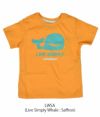 パタゴニア (PATAGONIA) BABY REGENERATIVE ORGANIC CERTIFIED COTTON LIVE SIMPLY T-SHIRT ベビー キッズ 半袖プリントTシャツ 60381 LWSA(Live Simply Whale : Saffron)