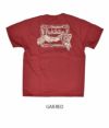 デラックスウエア (DELUXEWARE) PROHIBITION 半袖プリントTシャツ DXT-2202 GAR.RED