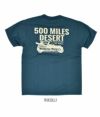 デラックスウエア (DELUXEWARE) 500MILE 半袖プリントTシャツ SDL-2202　INK.BLU