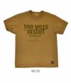 デラックスウエア (DELUXEWARE) 500MILE 半袖プリントTシャツ SDL-2202　MIL.YEL