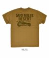 デラックスウエア (DELUXEWARE) 500MILE 半袖プリントTシャツ SDL-2202　MIL.YEL