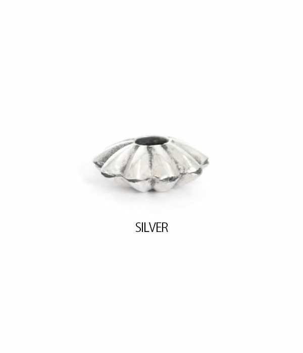 ラリースミス (LARRY SMITH) SHELL CONCHO BEAD XS アクセサリー パーツ ビーズ OT-B0062  SILVER