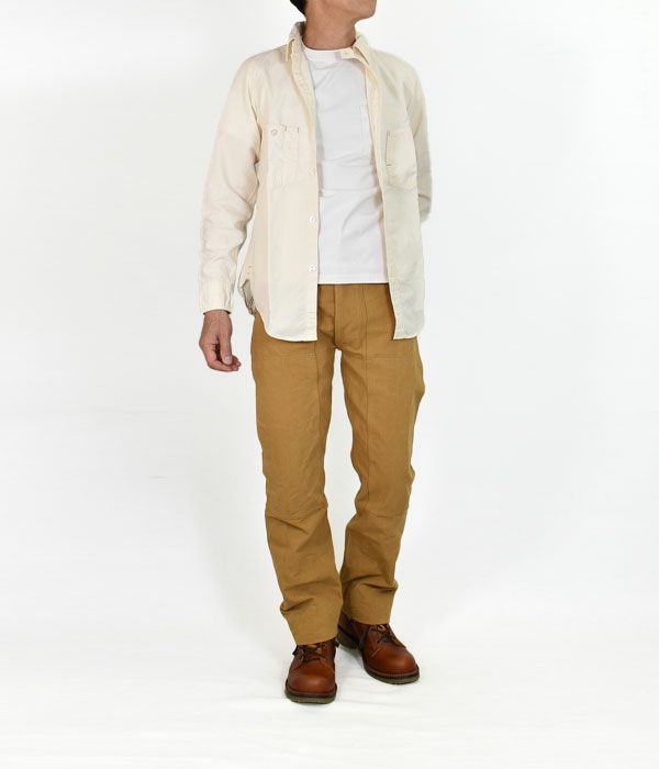 ウエアハウス (WAREHOUSE) BROWN DUCK DOUBLE WORK PANTS ワークパンツ