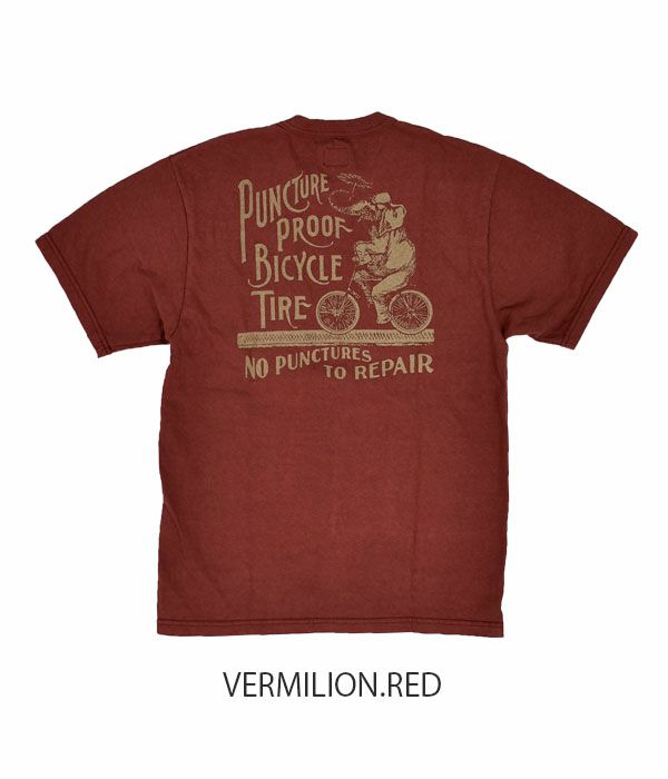 ダリーズ (DALEE'S&Co) PROOF 半袖プリントTシャツ ポケT SG22T-B VERMILION.RED