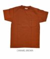 グッドウェア (GOODWEAR) S/S POCKET TEE 半袖ポケットTシャツ GW040090  CARAMEL BROWN