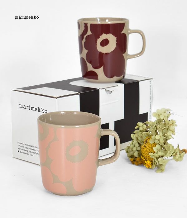 マリメッコ (marimekko) Unikko マグカップセット 250ml ウニッコ 食器