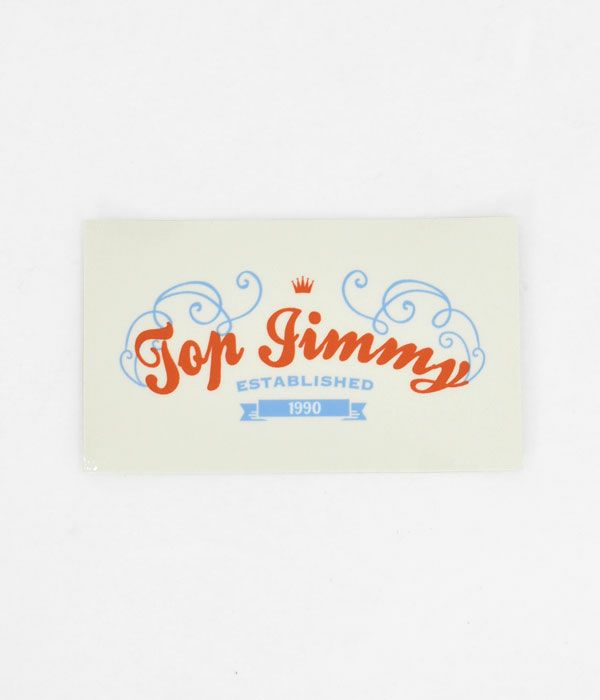 トップジミー (TOP JIMMY) ORIGINAL SHOP STICKER -crown- ショップステッカー トップジミー オリジナル