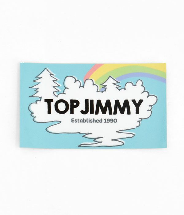 トップジミー (TOP JIMMY) ORIGINAL SHOP STICKER -rainbow- ショップステッカー