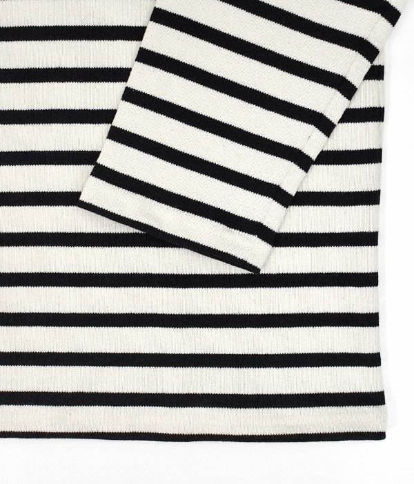 セントジェームス (SAINTJAMES) OUESSANT -BORDER- ウェッソン ボーダーロンT　バスクシャツ ボートネック 長袖Tシャツ