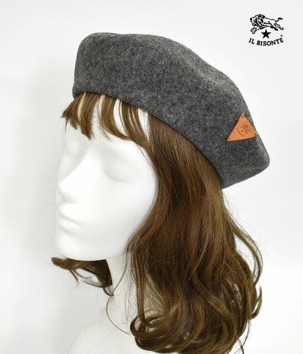 イルビゾンテ (IL BISONTE) WOOL BERET 帽子 ウールベレー帽 54222-3-09280 54222309280 | トップジミー