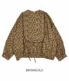  ケレン(KELEN) LEAF PRINT DESIGN TOPS -BEATA- 長袖ブラウス シャツ LKL22FBL9