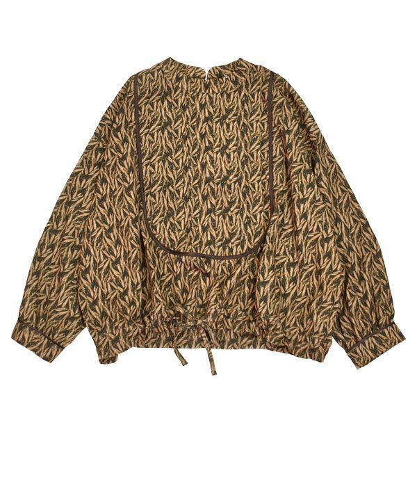  ケレン(KELEN) LEAF PRINT DESIGN TOPS -BEATA- 長袖ブラウス シャツ LKL22FBL9