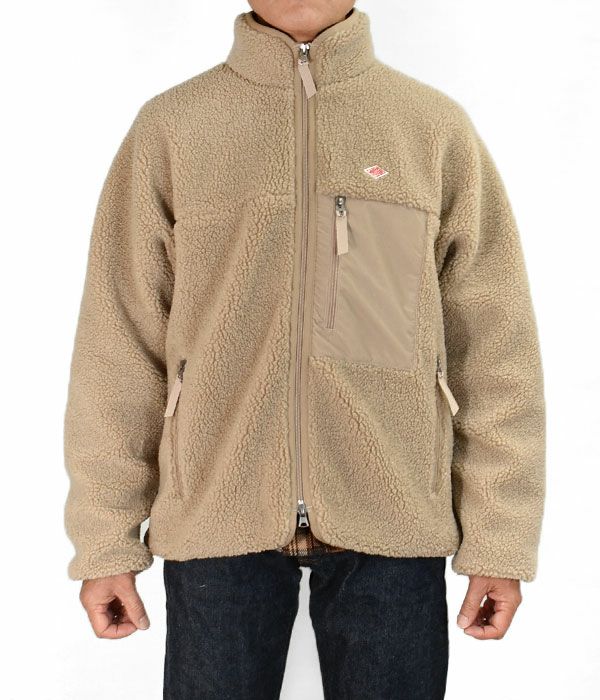 セール】ダントン (DANTON) MEN'S INSULATION STAND COLLAR BOA JACKET