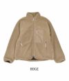 ダントン (DANTON) MEN'S INSULATION STAND COLLAR BOA JACKET ボアジャケット フリースジャケット DT-A0195LBA BEIGE