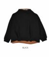 ケレン(KELEN) BY COLOR MOCK NECK TOPS "POWL" 長袖カットソー スウェットシャツ LKL22FBL7 BLACK