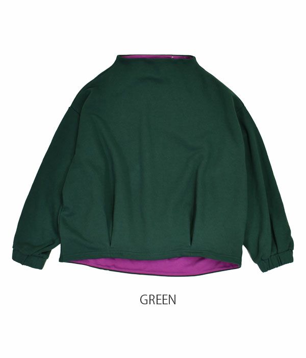 ケレン(KELEN) BY COLOR MOCK NECK TOPS -POWL- 長袖カットソー スウェットシャツ LKL22FBL7