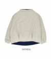 ケレン(KELEN) BY COLOR MOCK NECK TOPS "POWL" 長袖カットソー スウェットシャツ LKL22FBL7 OATMEAL