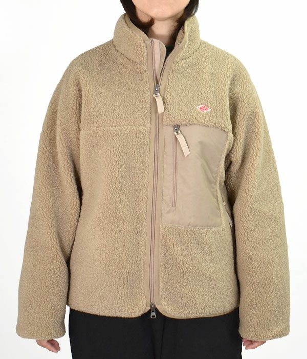 ダントン (DANTON) WOMEN'S INSULATION STAND COLLAR BOA JACKET ボア