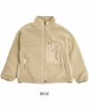 ダントン (DANTON) WOMEN'S INSULATION STAND COLLAR BOA JACKET ボアジャケット フリースジャケット DT-A0194LBA  BEIGE