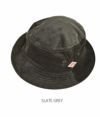 ダントン(DANTON) SCD DRAW CODE BUCKET HAT 帽子 ハット コーデュロイ DT-H0115SDC　SLATE GREY