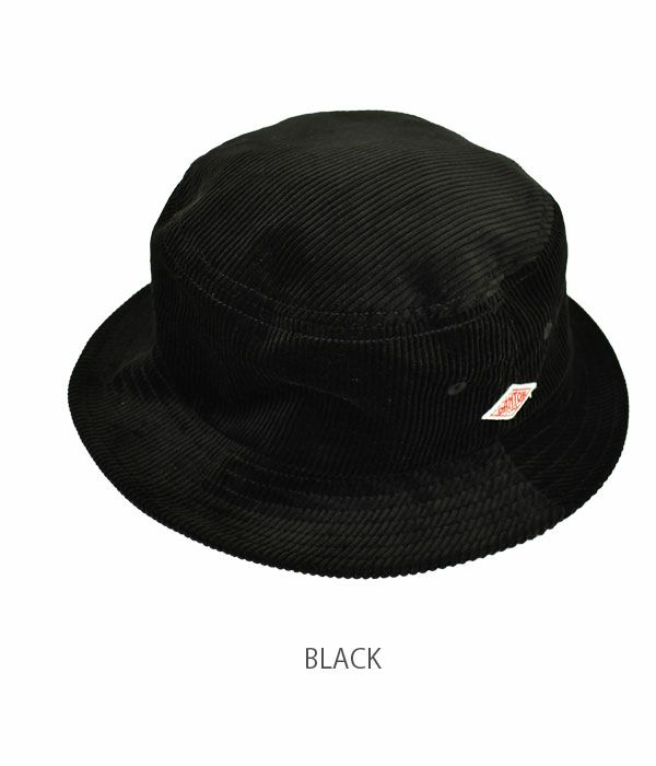 ダントン (DANTON) SCD DRAW CODE BUCKET HAT 帽子 ハット コーデュロイ DT-H0115SCD　BLACK